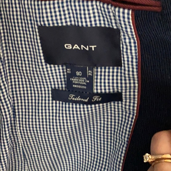 Gant Navy Corduroy Blazer - Picture 4 of 8